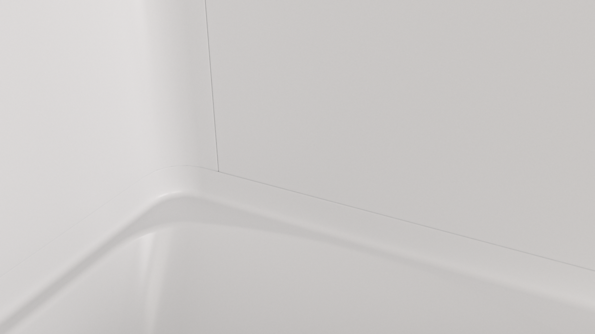TubCore 3N MODX™ SMC Bath Module – 3-Wall Tub Surround with Full Back Panel & Corner Shelves