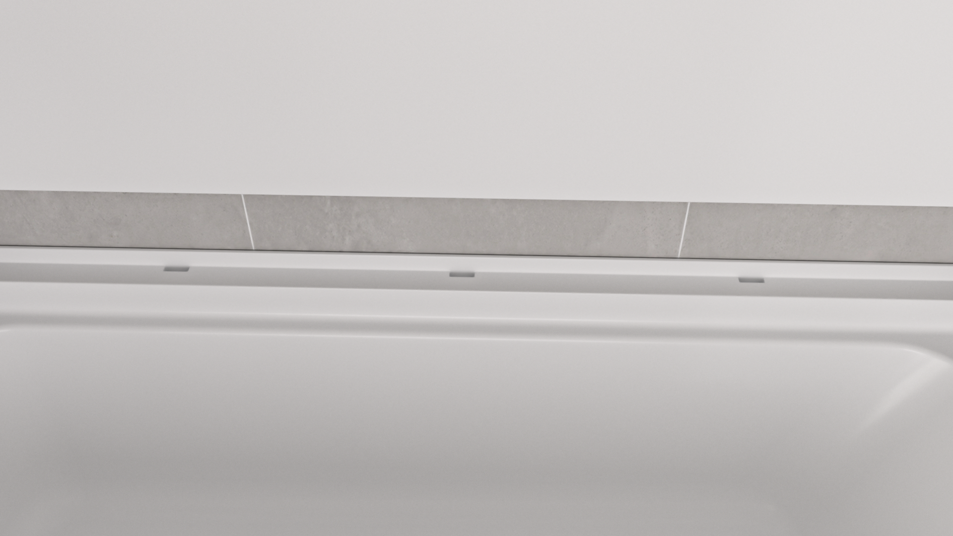 TubCore 3N MODX™ SMC Bath Module – 3-Wall Tub Surround with Full Back Panel & Corner Shelves