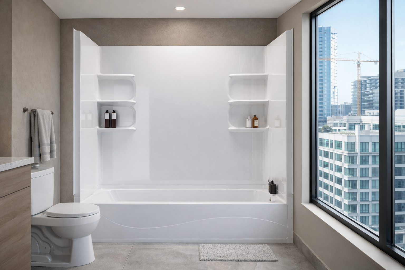 Kostone MODX Bath Module — A Flexible 60” Modular Bath Solution for Modern Construction