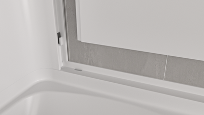 TubCore 3N MODX™ SMC Bath Module – 3-Wall Tub Surround with Full Back Panel & Corner Shelves
