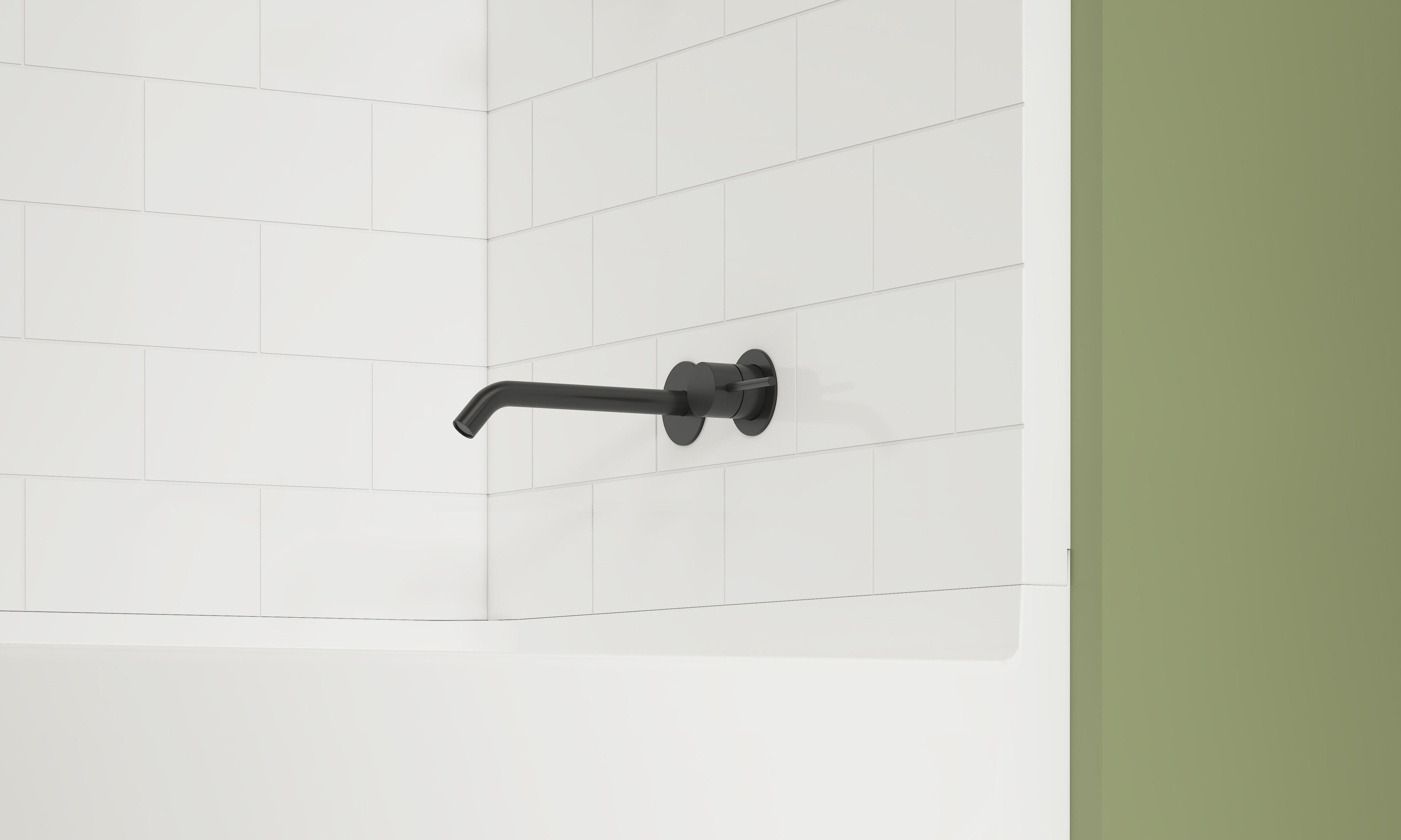 TubFlex 4N-B MODX™ SMC Bath Module – 3-Wall Tub Surround with Split Back Panel & Recessed Niche