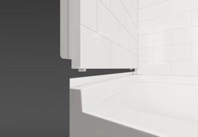 TubFlex 4K MODX™ SMC Bath Module – 3-Wall Tub Surround with Split Back Panel