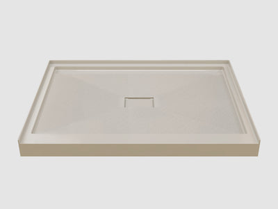 Pure Color Shower Base with Central Drain and Flange