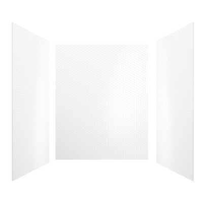 Honey Comb Solid Series SMC 3-Wall Shower Surround Kit