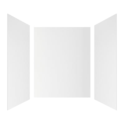 Flat Matt Surface Solid Series SMC 3-Wall Shower Surround Kit