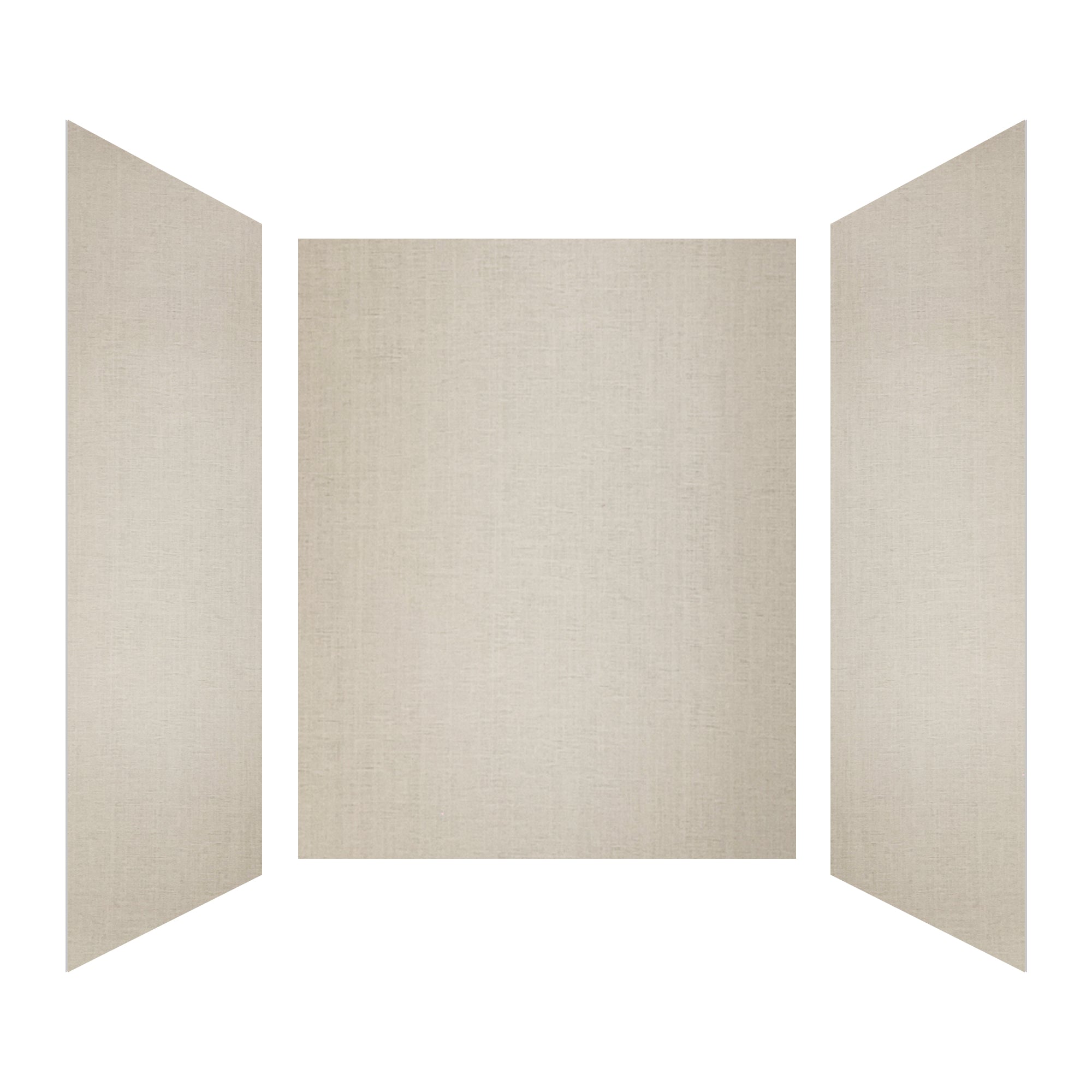 Linen Limestone Marble Series SMC 3-Wall Shower Surround Kit