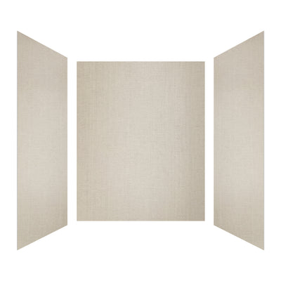 Linen Limestone Marble Series SMC 3-Wall Shower Surround Kit