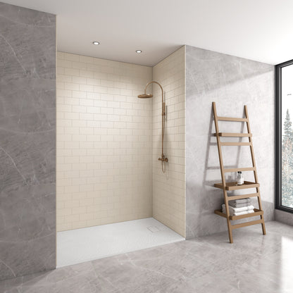 Pure Color Small Subway Tile Wall Panel