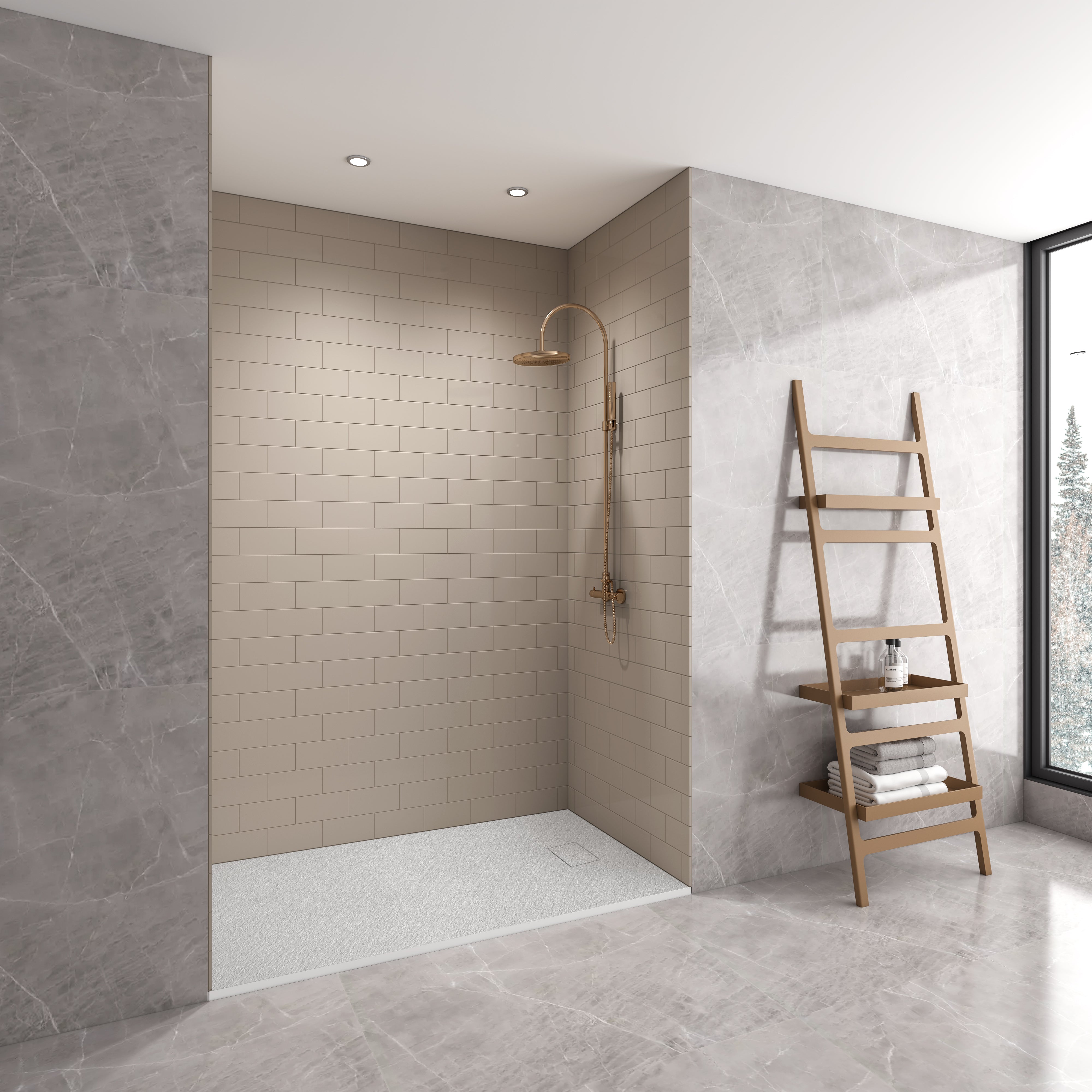 Pure Color Small Subway Tile Wall Panel